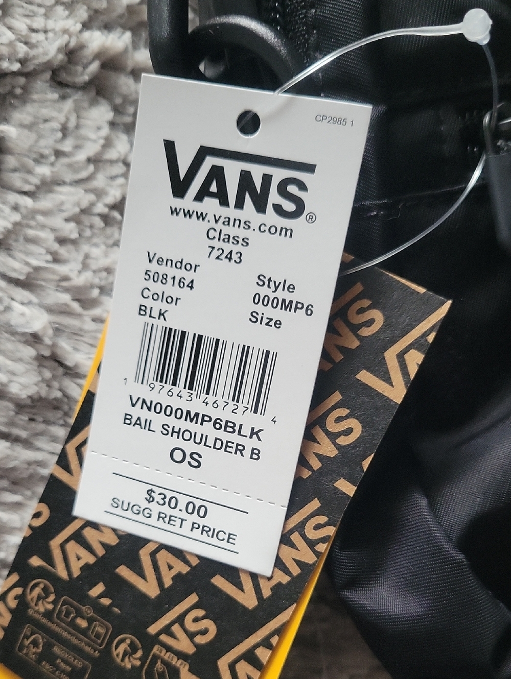 NWT Vans Bail Bag - Picture 3 of 7